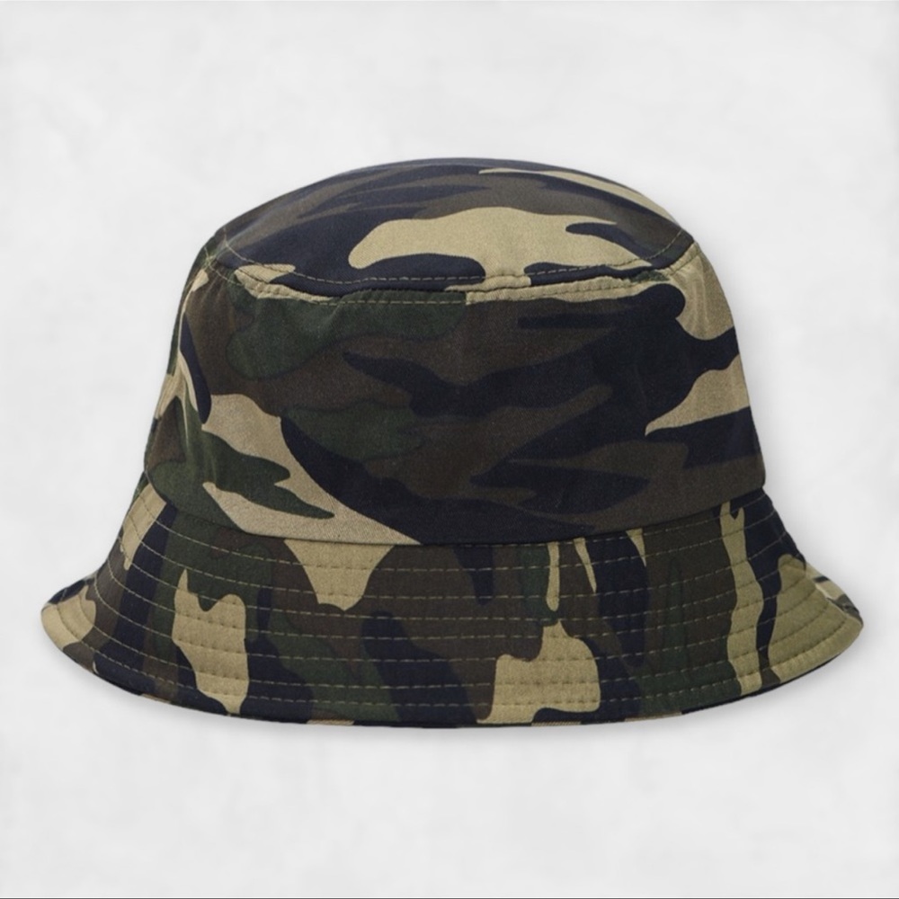 New Camo Print Bucket Hat